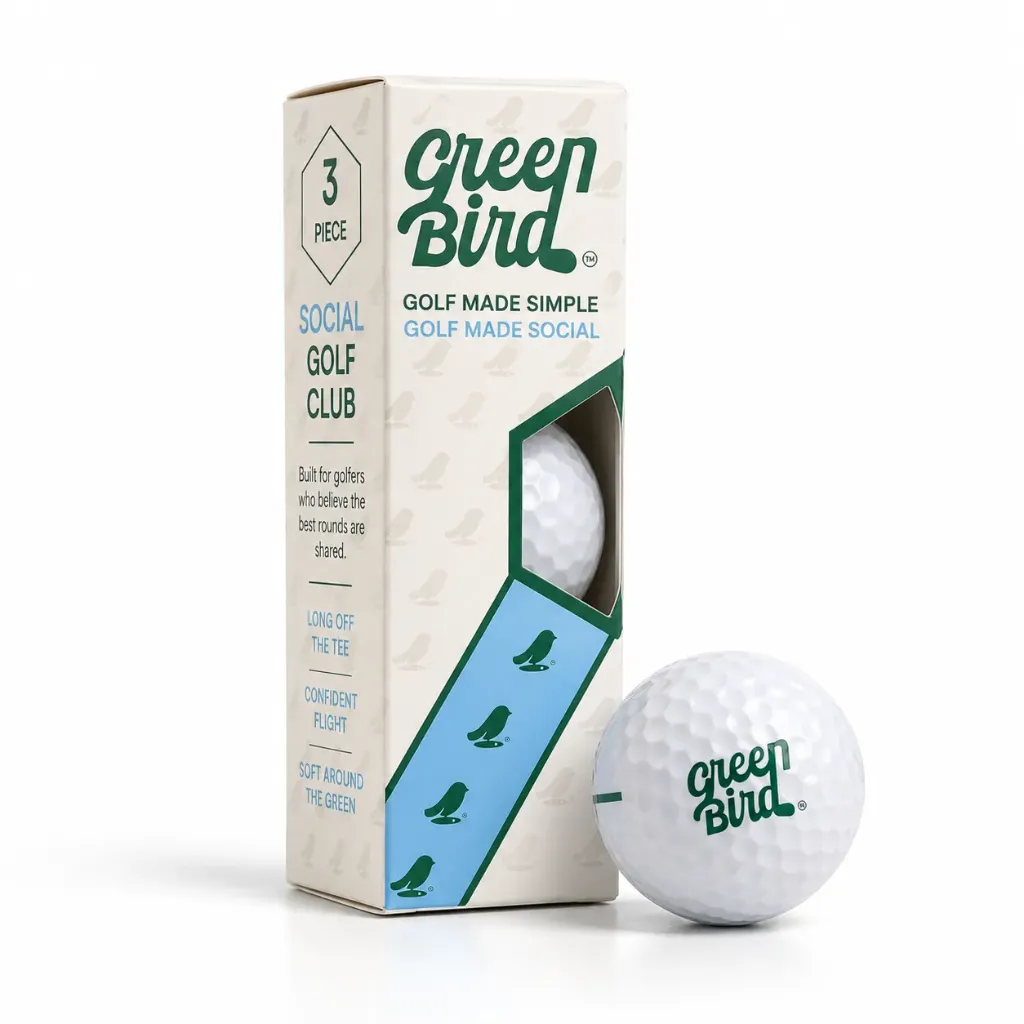 Green Bird Signature Golf Balls